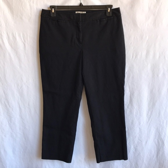 Talbots high waist black straight leg pants, size 14 petite - Picture 1 of 7